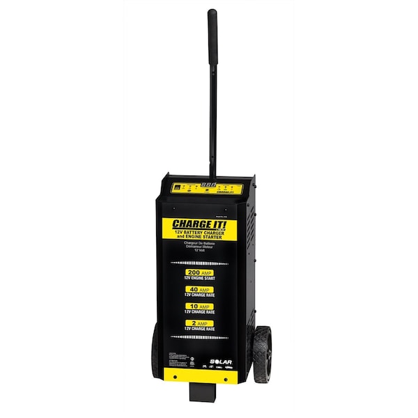 Clore Automotive CHARGE IT! Wheel Battery Charger 12 Volt, 40/10/2/200 Amp 4735 - main